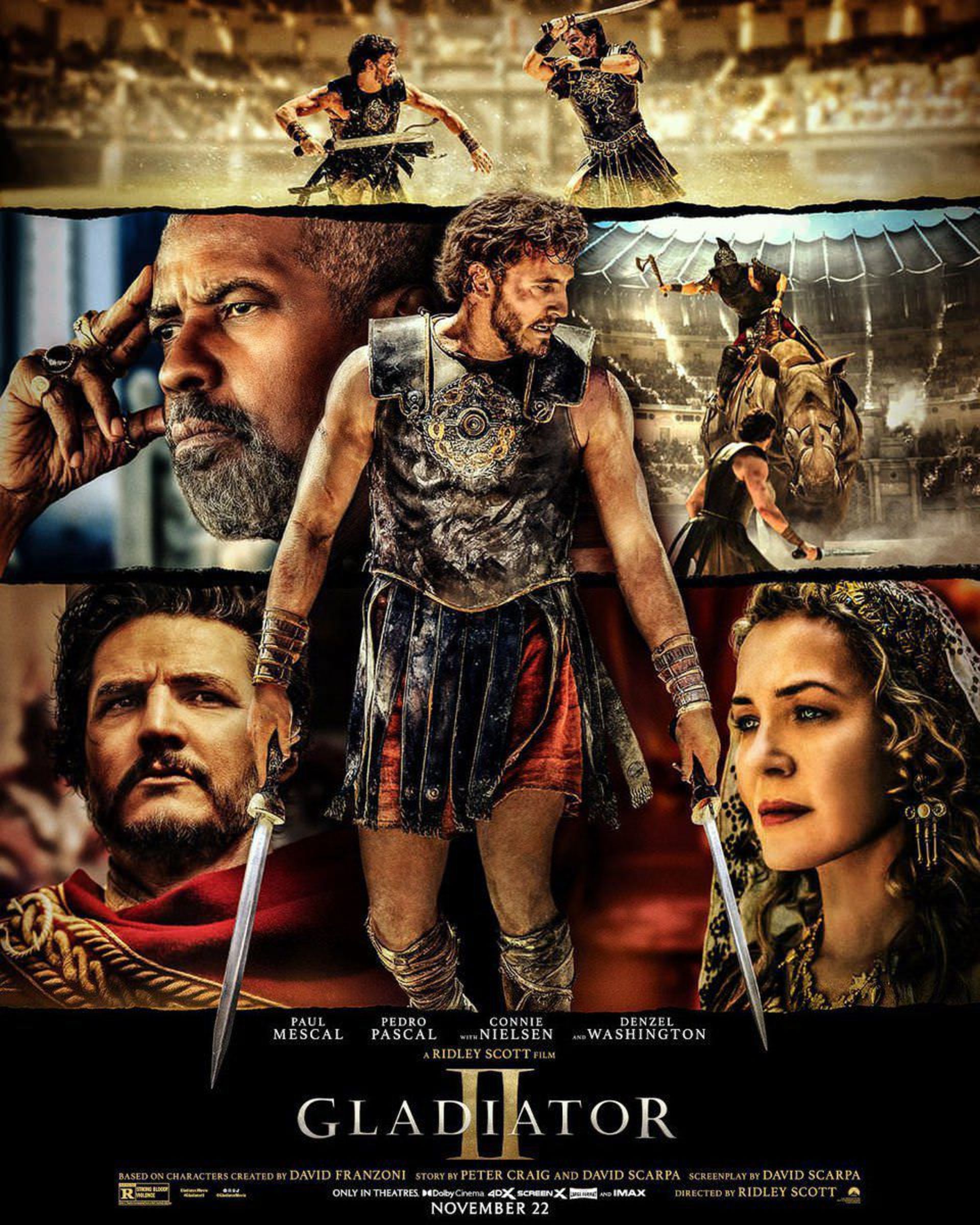 پوستر جدید فیلم Gladiator 2