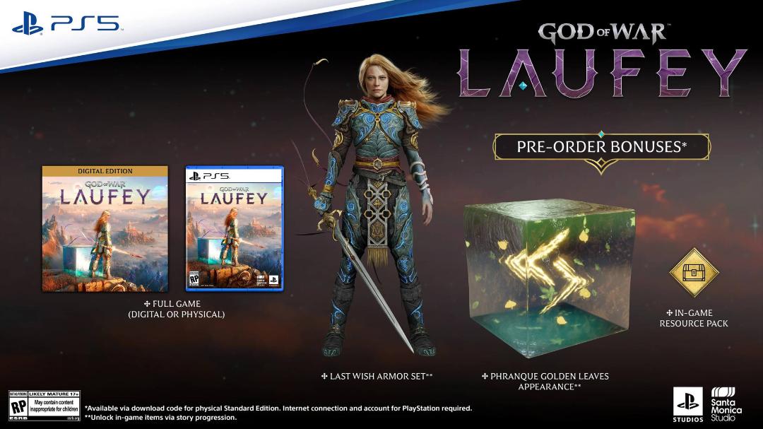 شخصیت اصلی بازی God of War Laufey با زره Last Wish