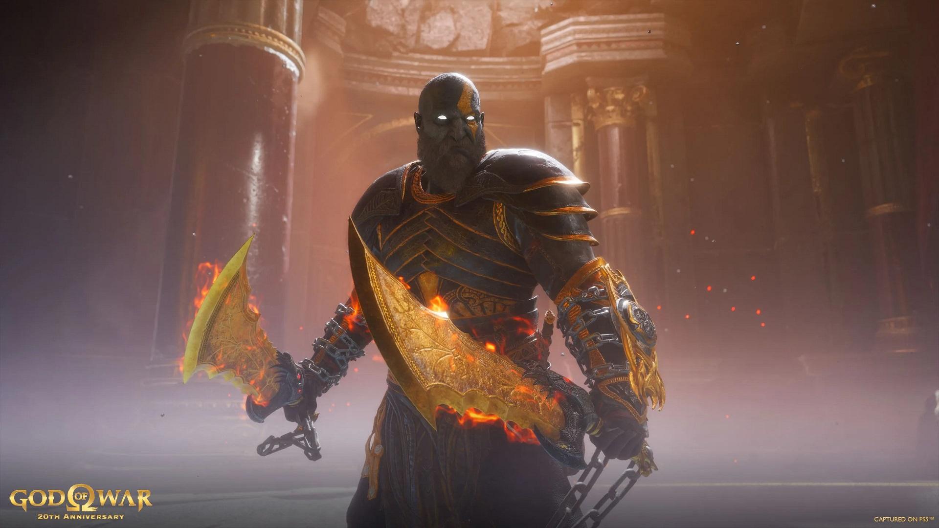 کالکشن Dark Odyssey برای کریتوس در بازی God of War Ragnarok