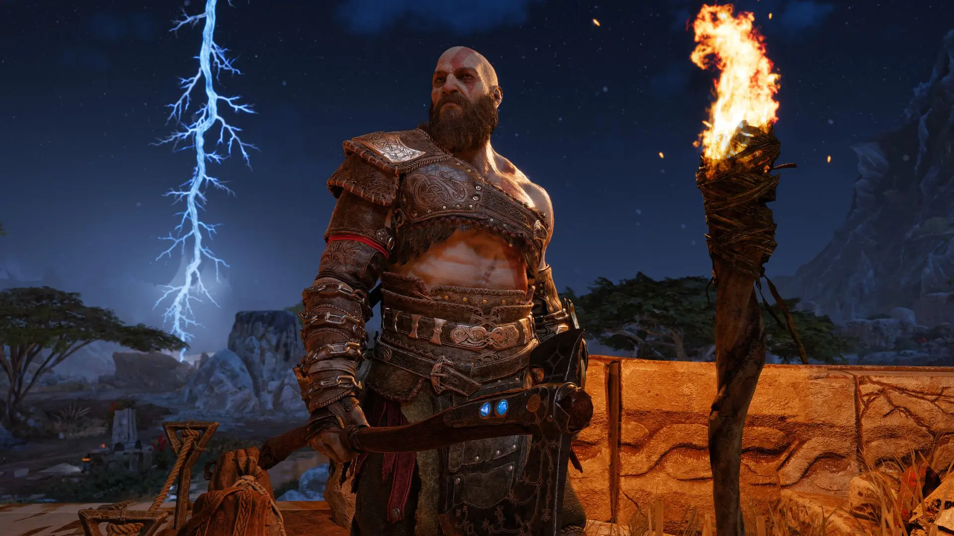 کریتوس در بازی God of War Ragnarök