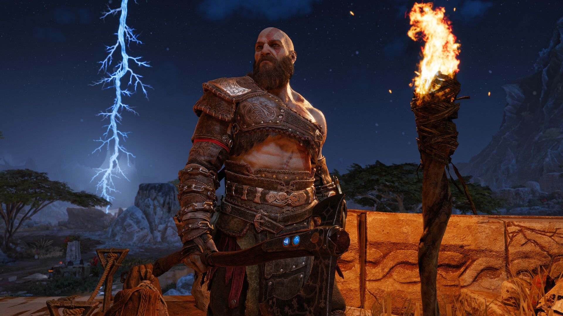 کریتوس در بازی God of War Ragnarök