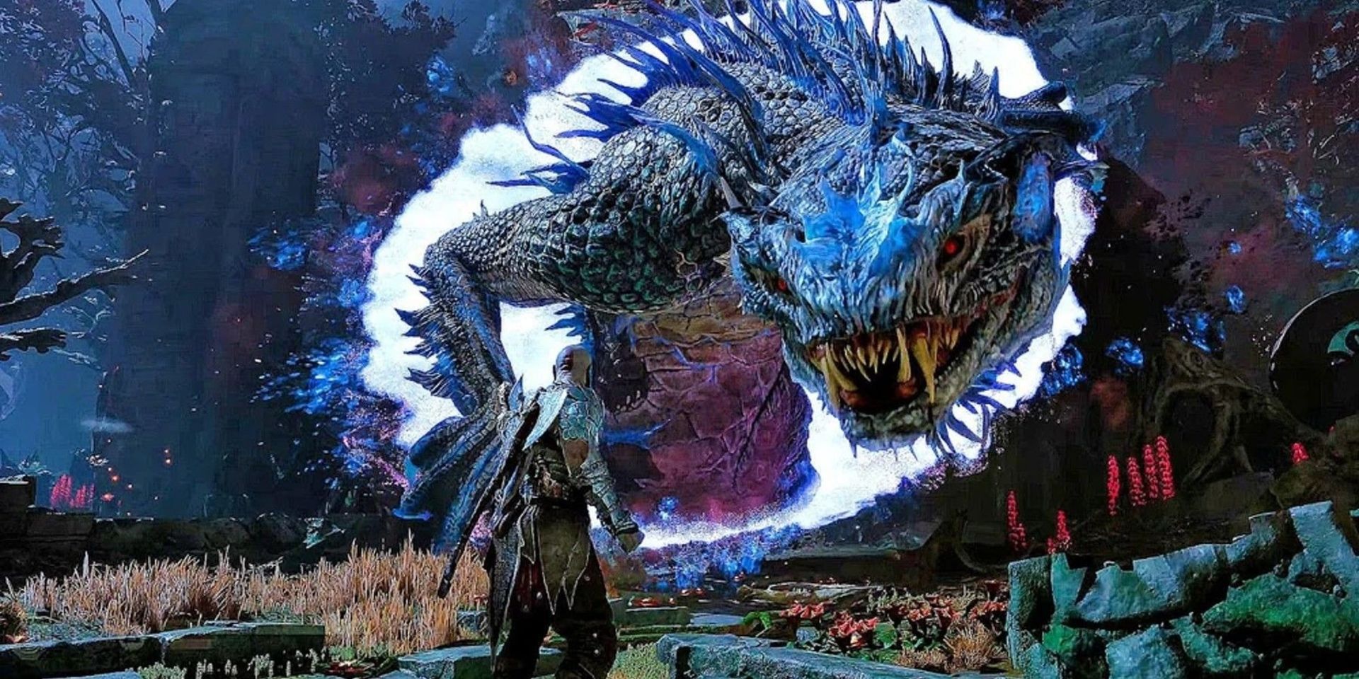 اژدهای بازی god of war ragnarok