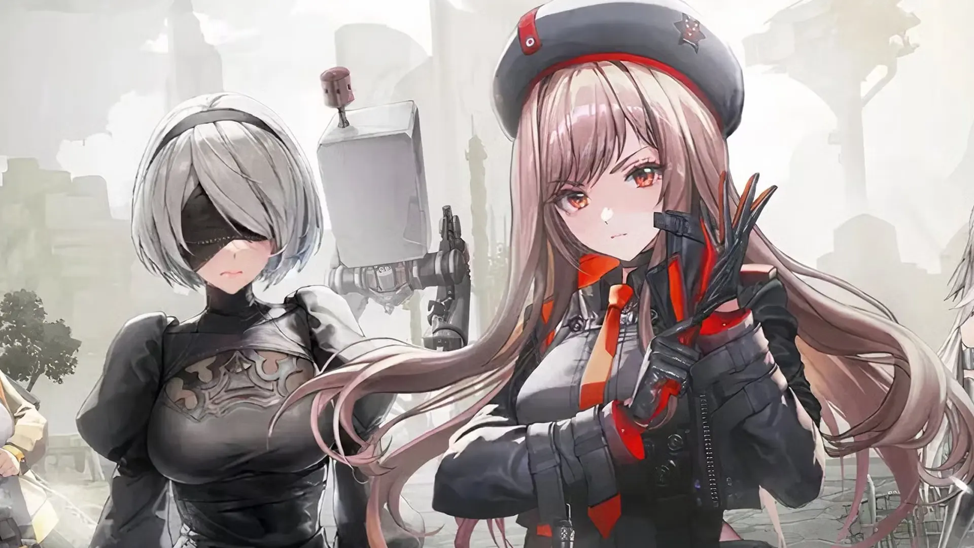 کراس اور بازی Goddess of Victory: Nikke با NieR Automata