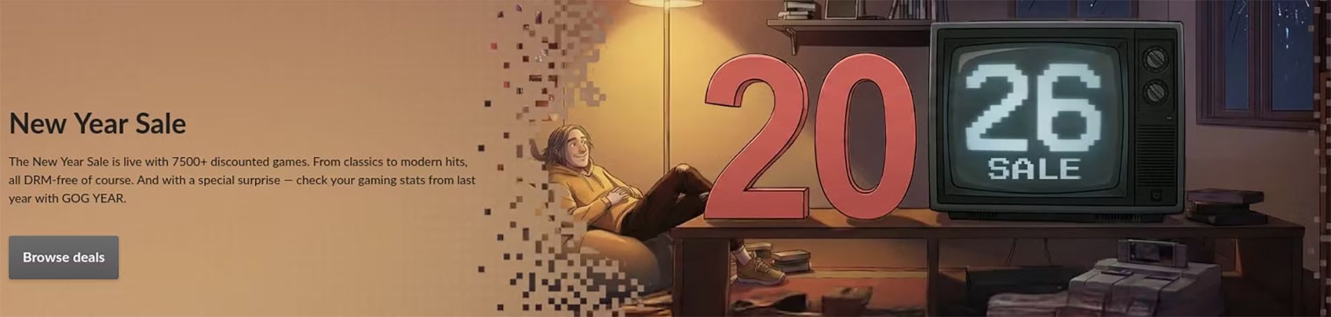 بنر تبلیغاتی سال نو فروشگاه GOG