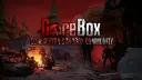 لوگوی بازی GoreBox (GoreBox) در محیط جنگلی و تاریک