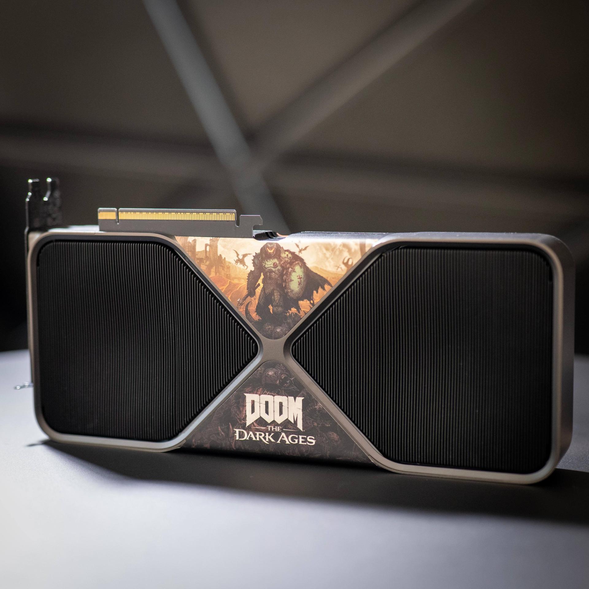 نسخه ویژه‌ای از RTX 5090 با طراحی Doom: The Dark Ages
