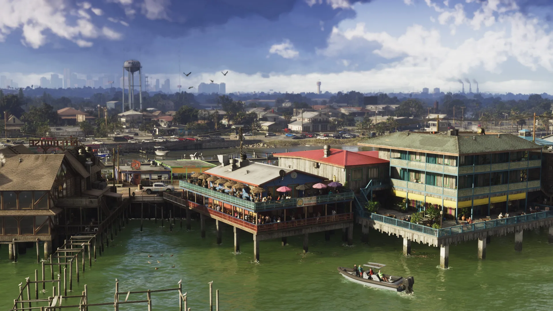 رستوران و کافی‌شاپ روی آب در بازی GTA 6