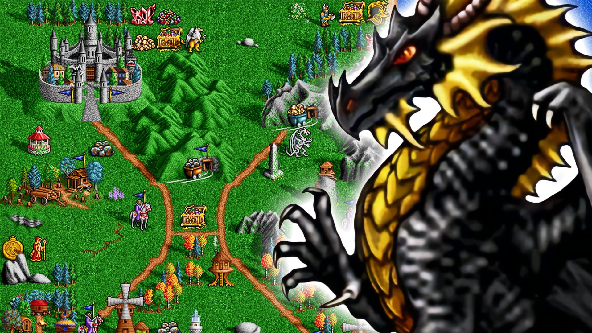 اژدهای معروف بازی Heroes of Might and Magic II: Gold