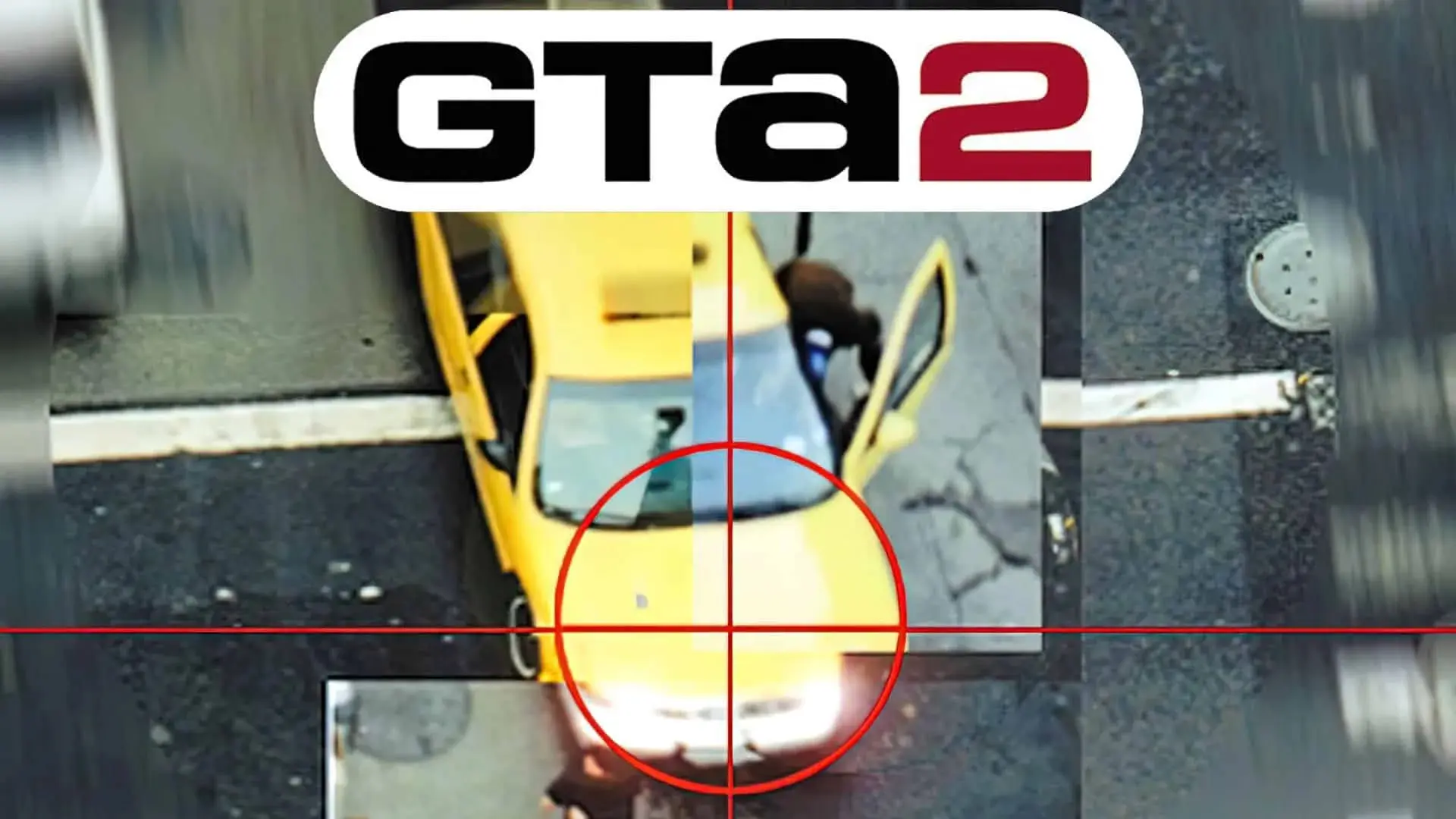 نمای از بالا از خودروی زرد در بازی GTA 2