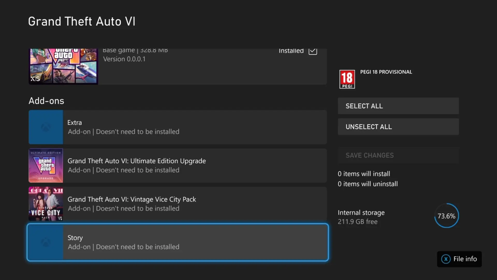 فایل‌های GTA 6 روی ایکس باکس