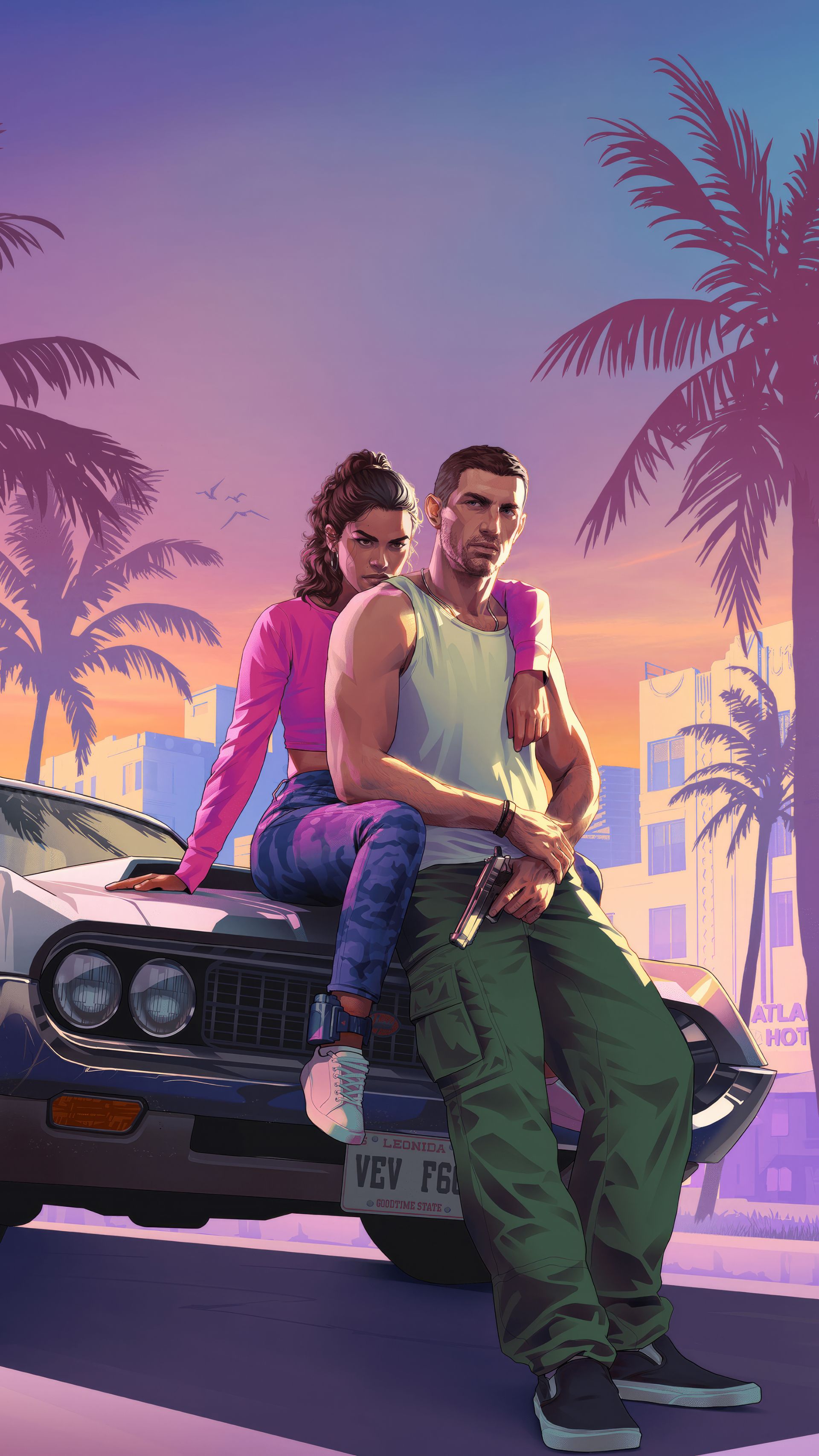 اولین کانسپت آرت بازی GTA 6 با حضور جیسون (Jason) و لوسیا (Lucia)