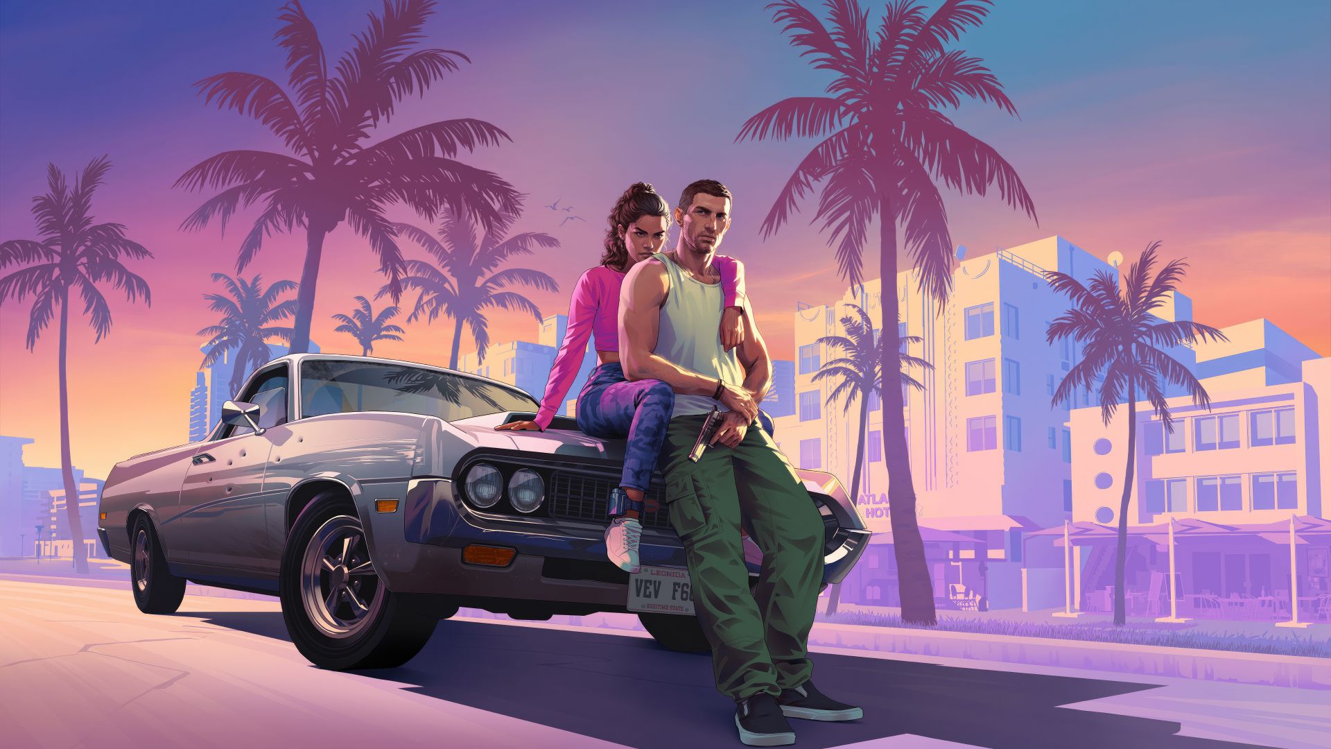اولین کانسپت آرت بازی GTA 6 با حضور جیسون (Jason) و لوسیا (Lucia)