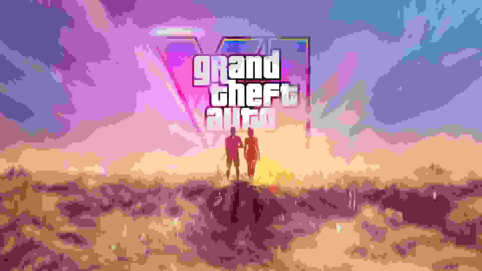یک فن آرت زیبا و جذاب از کاور (پوستر) بازی GTA 6
