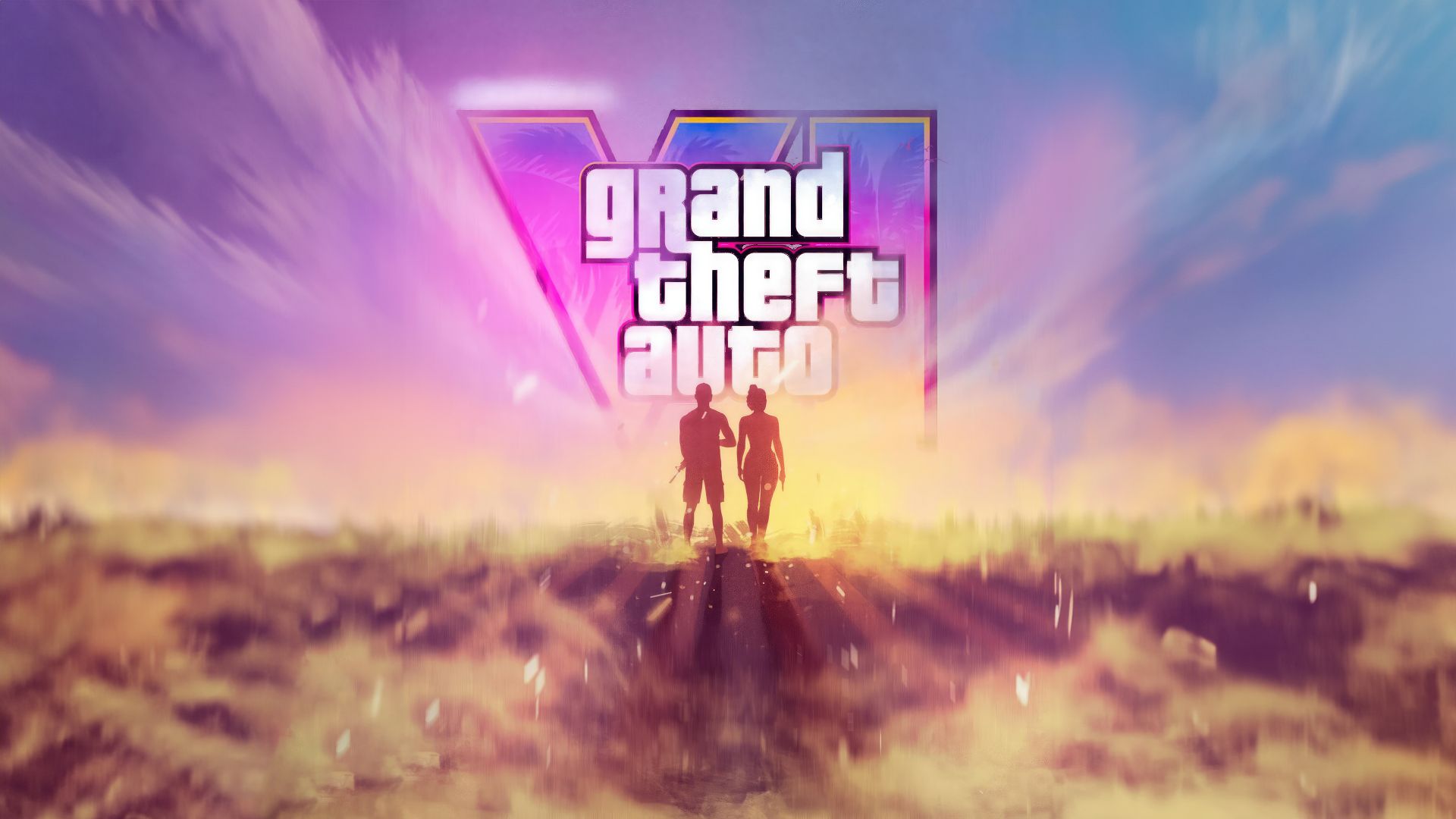 یک فن آرت زیبا و جذاب از کاور (پوستر) بازی GTA 6