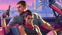 دو شخصیت اصلی بازی GTA VI (Grand Theft Auto VI) در داخل خودرو
