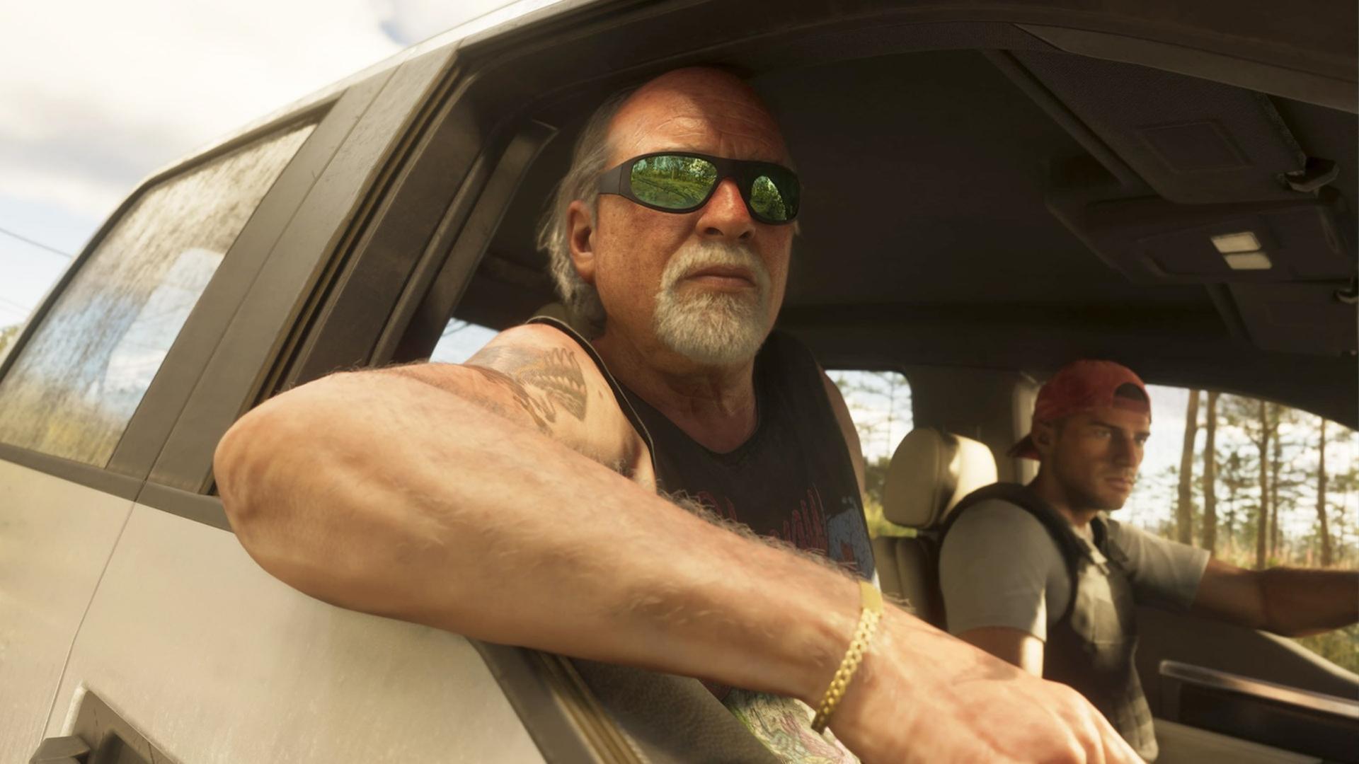 موی دست کاراکترها در تریلر بازی GTA 6