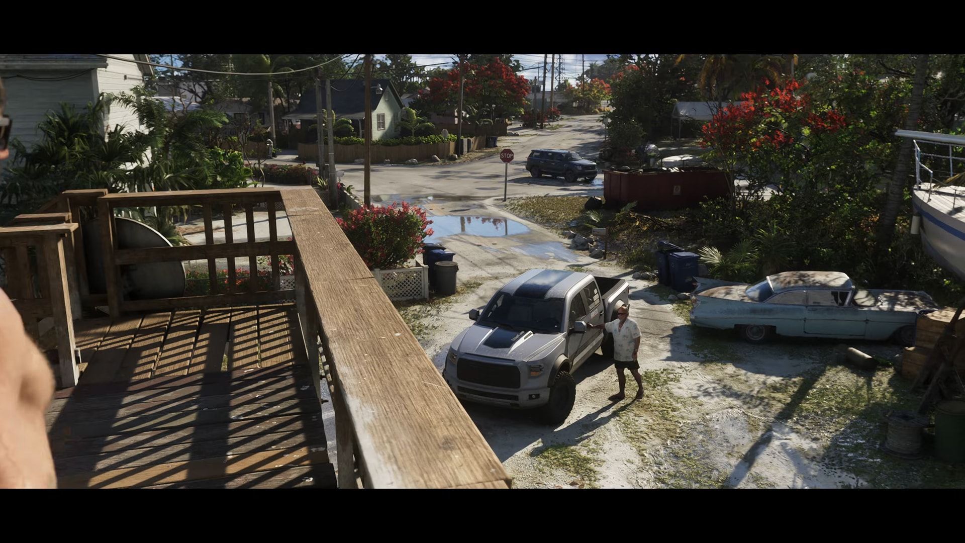 گرافیک محیط بازی GTA 6 در تریلر دوم