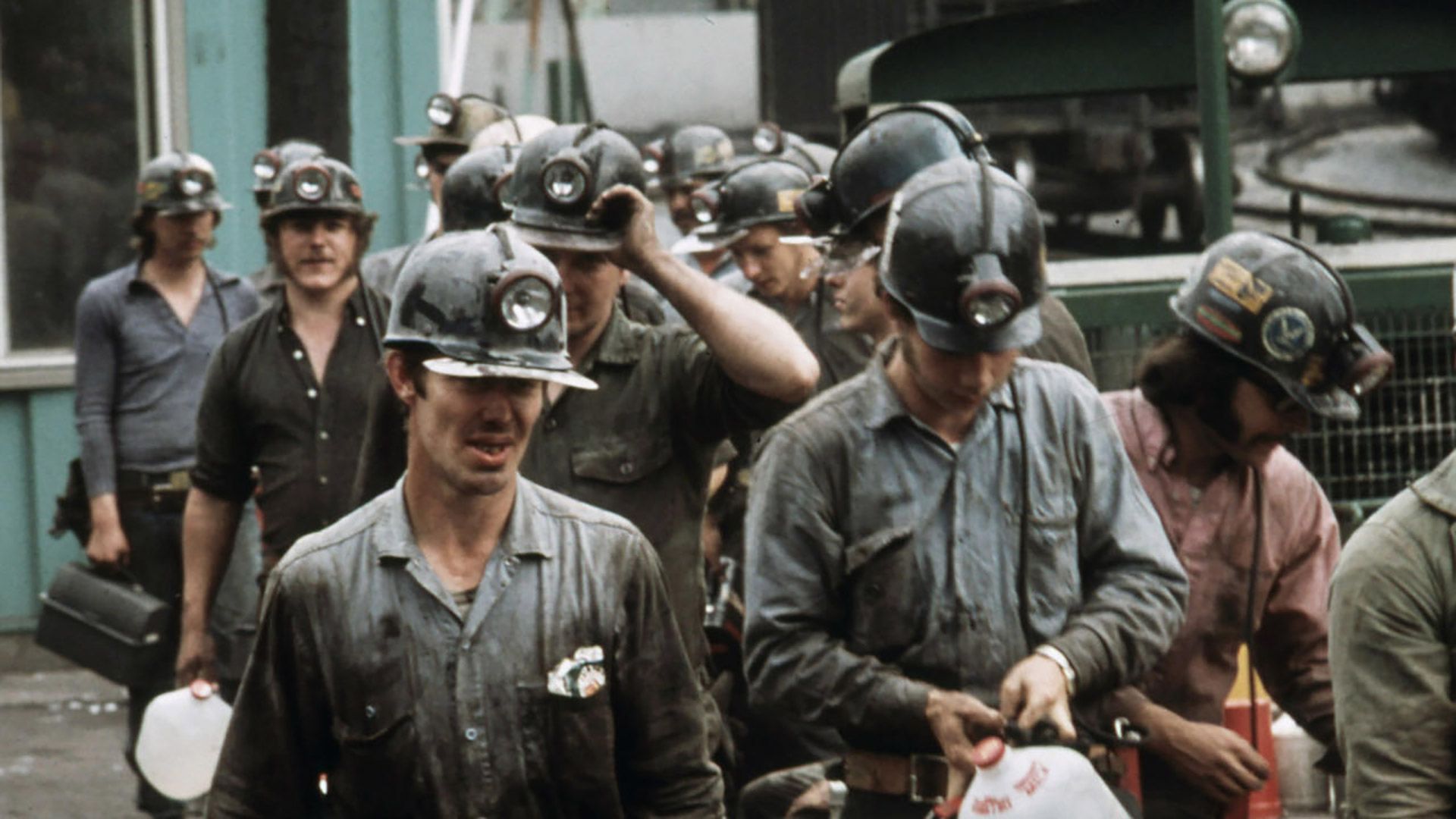 کارگران معدن اعتصاب کرده در مستند Harlan County, USA