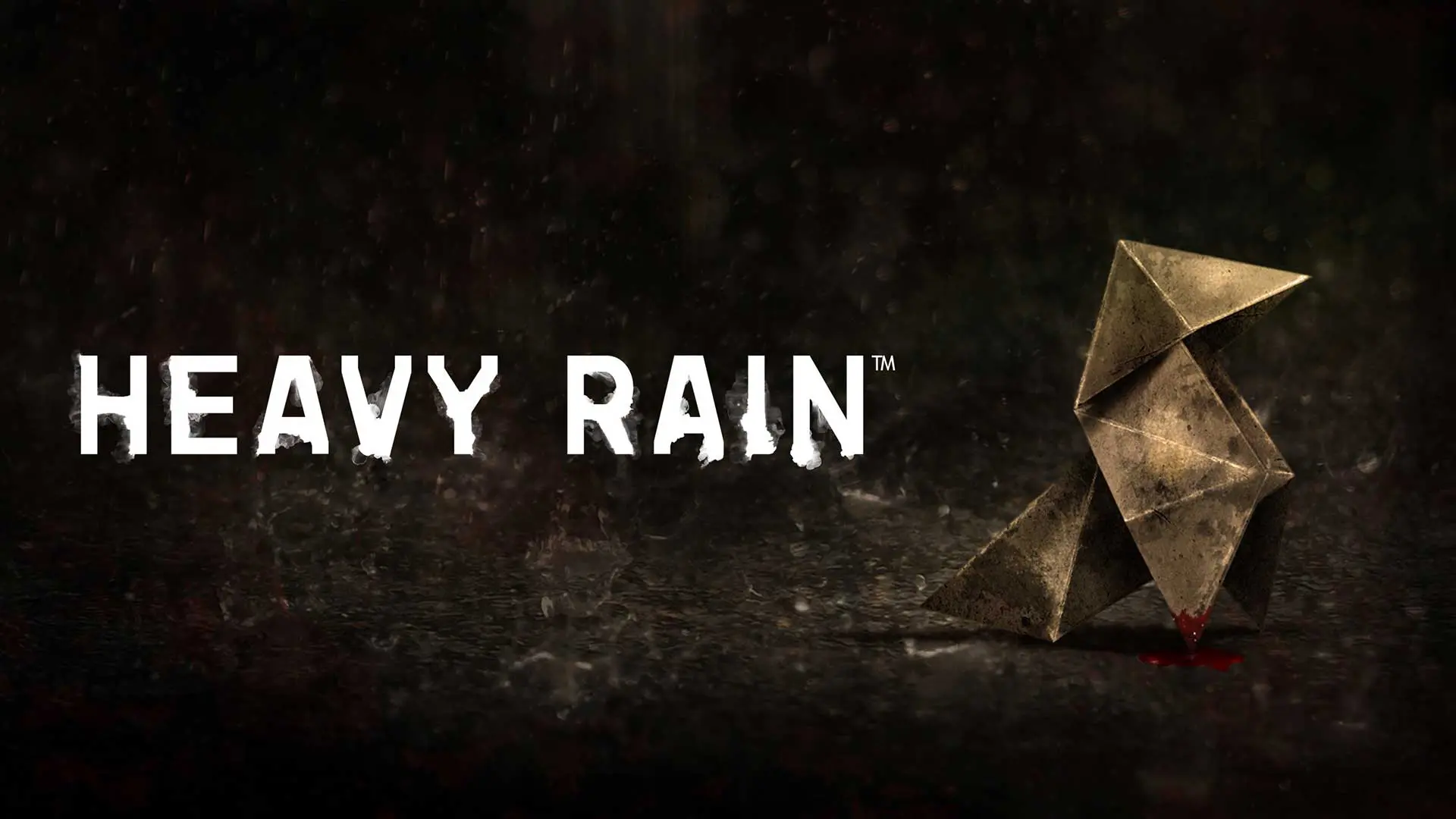 تصویر اصلی بازی Heavy Rain با نمایش یک اوریگامی