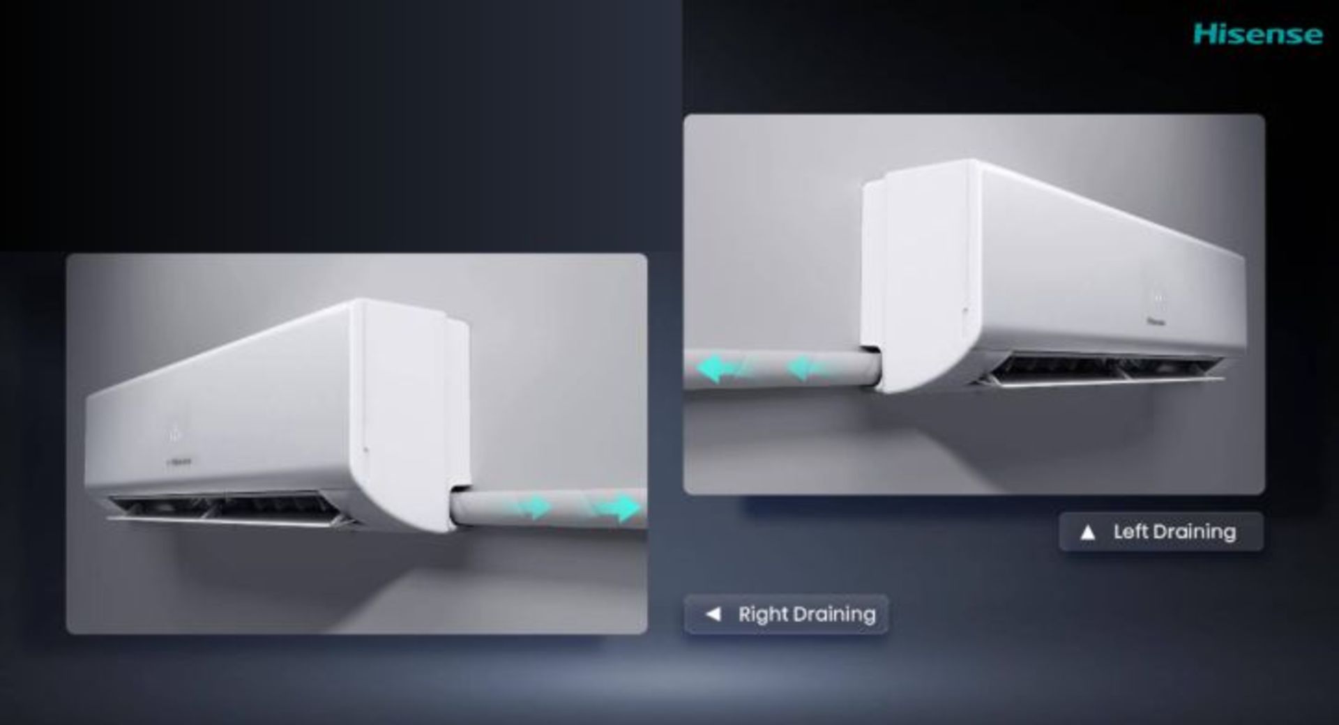 مدل‌ها و ظرفیت‌های کولر گازی هایسنس