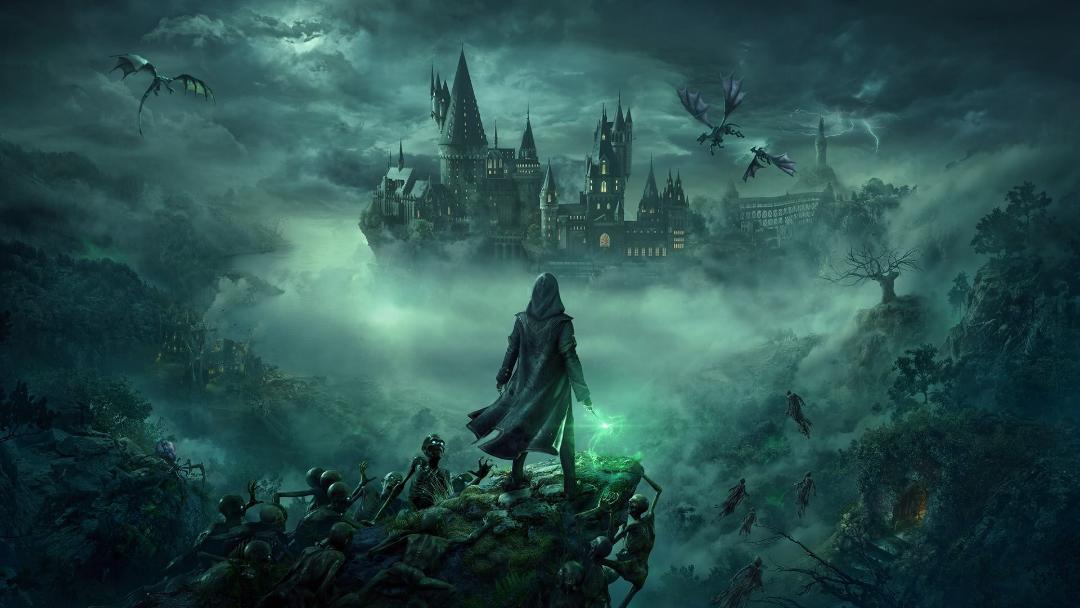 نمای قلعه هاگوارتز در بازی Hogwarts Legacy