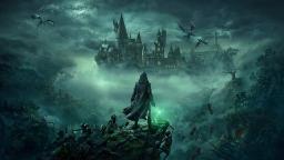 نمای قلعه هاگوارتز در بازی Hogwarts Legacy
