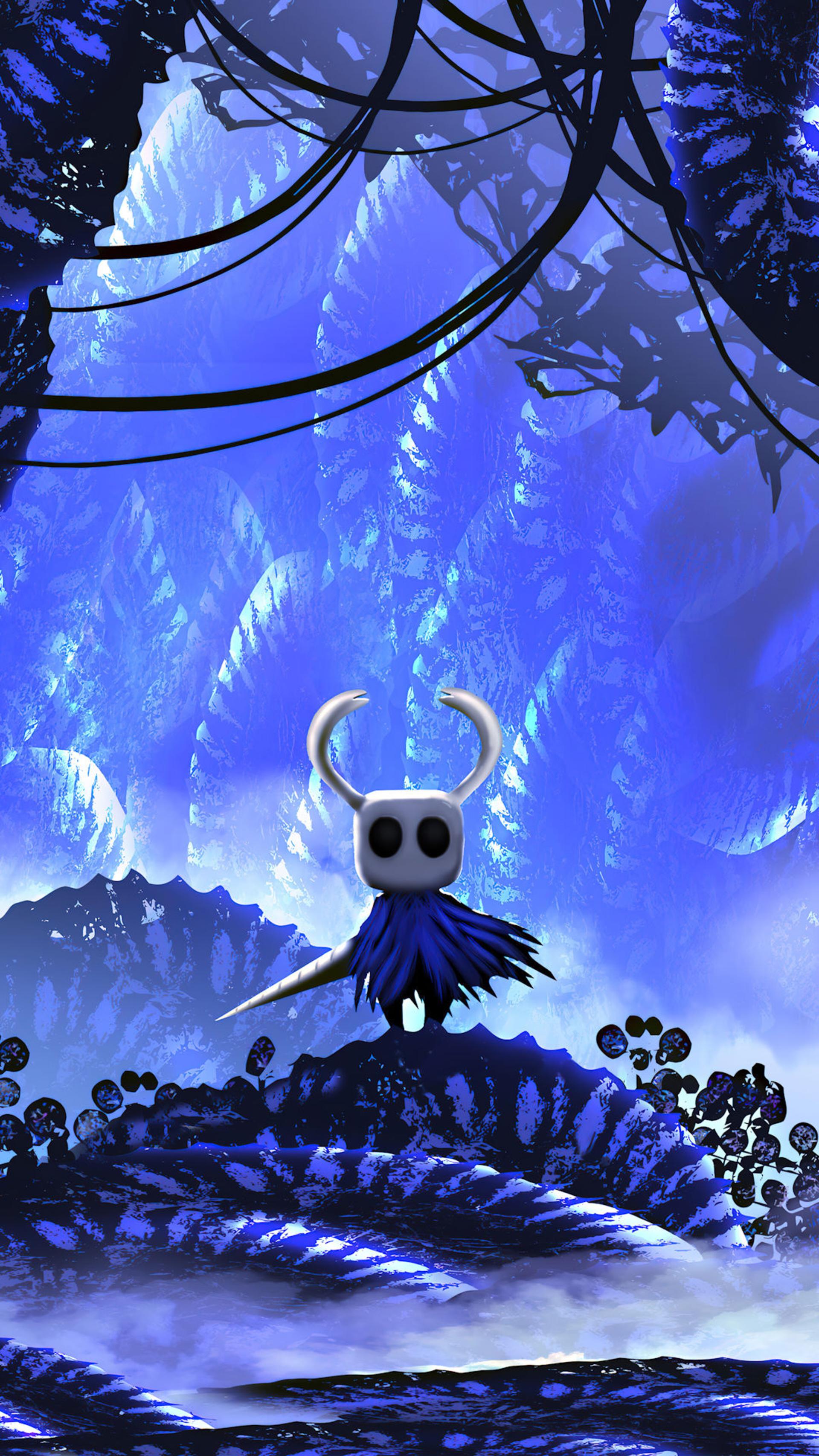 یک فن‌آرت زیبا و جذاب از شخصیت اصلی بازی Hollow Knight
