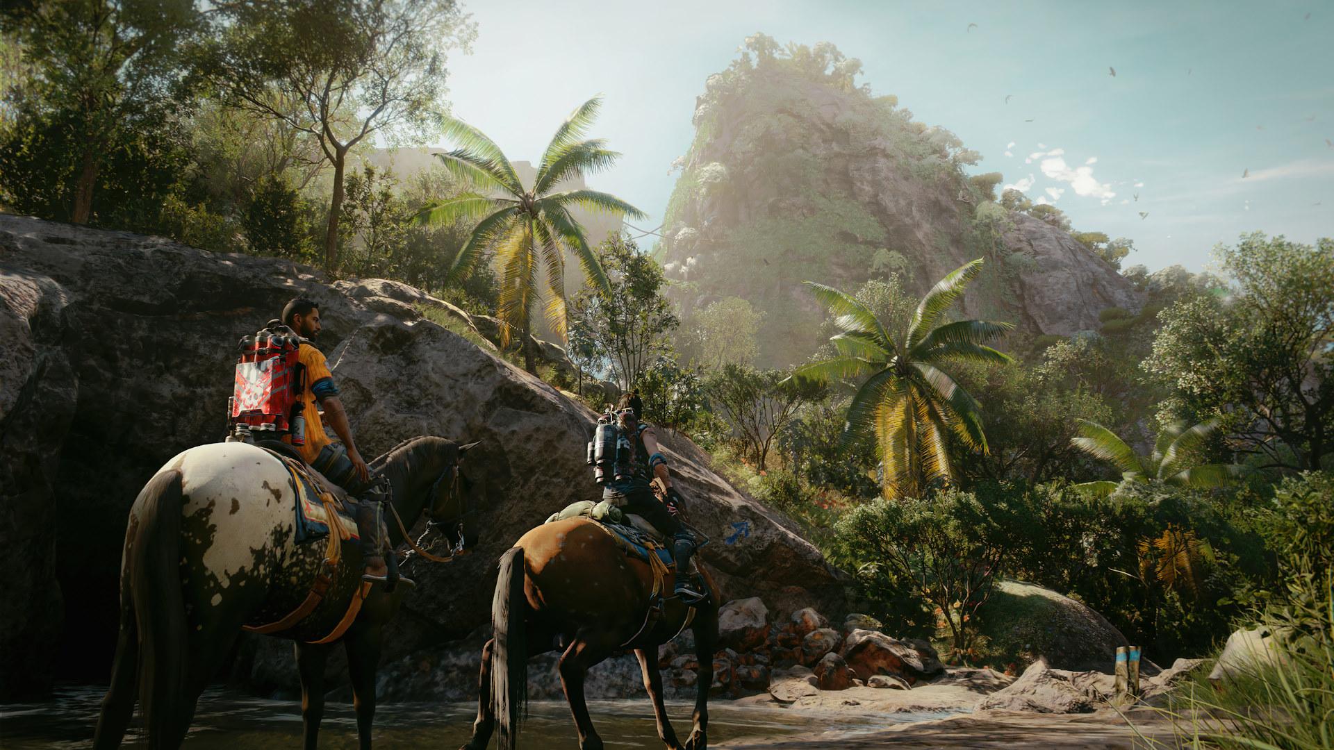 جست‌وجوی جنگل با اسب در بازی Far Cry 6