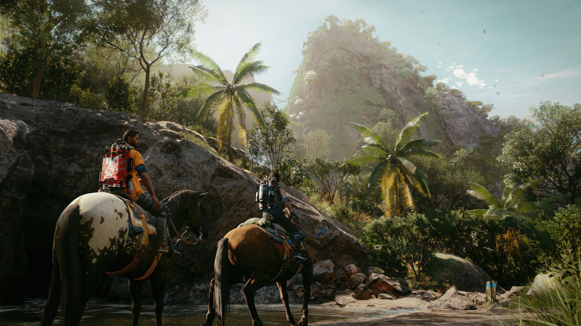 جست‌وجوی جنگل با اسب در بازی Far Cry 6