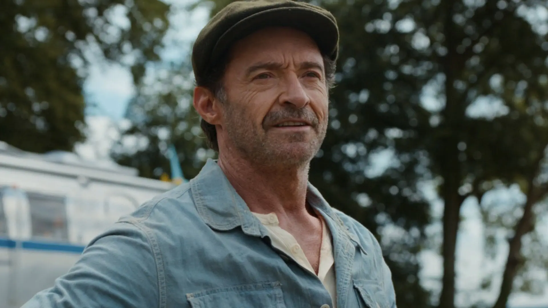 هیو جکمن (Hugh Jackman) در صحنه‌ای از فیلم گوسفندان کاراگاه