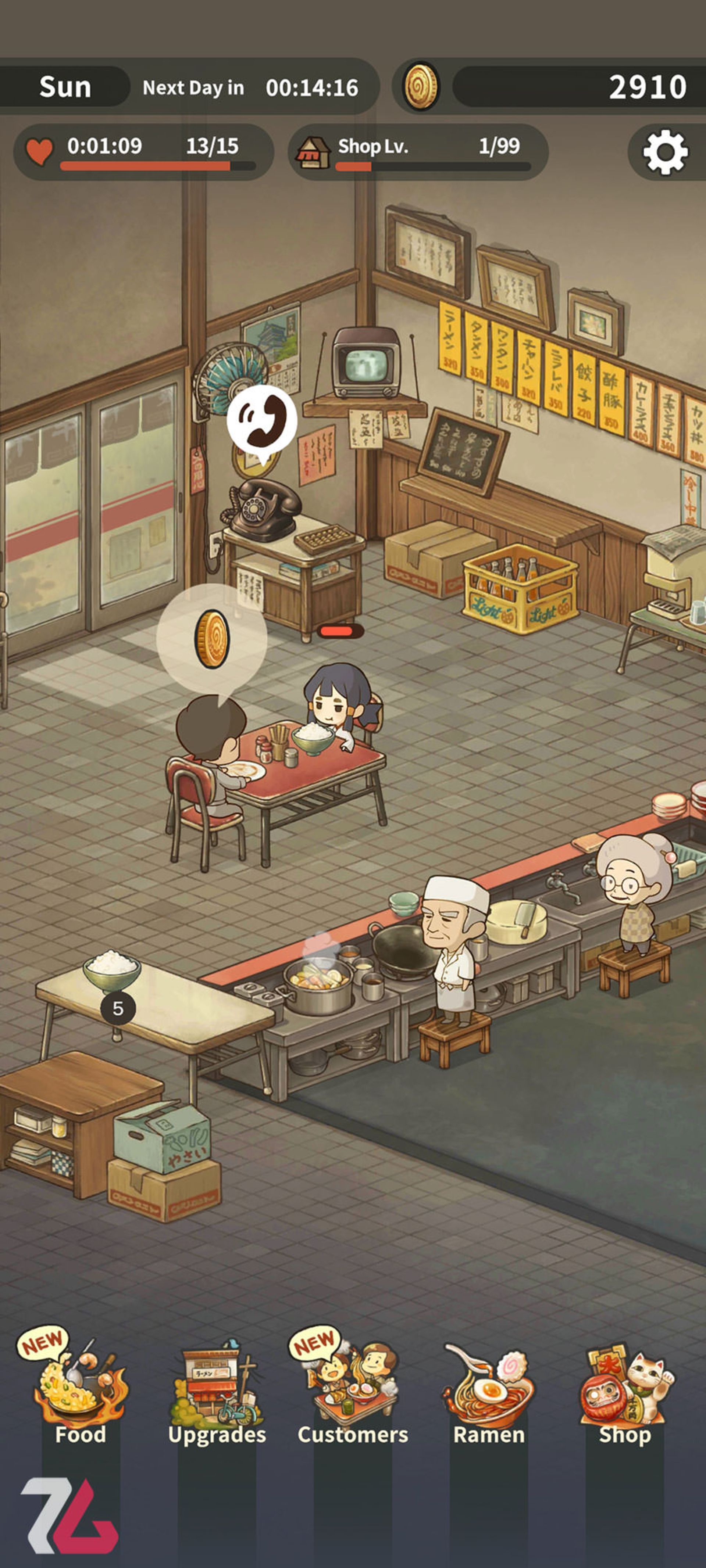 بازی موبایل Hungry Hearts Ramen