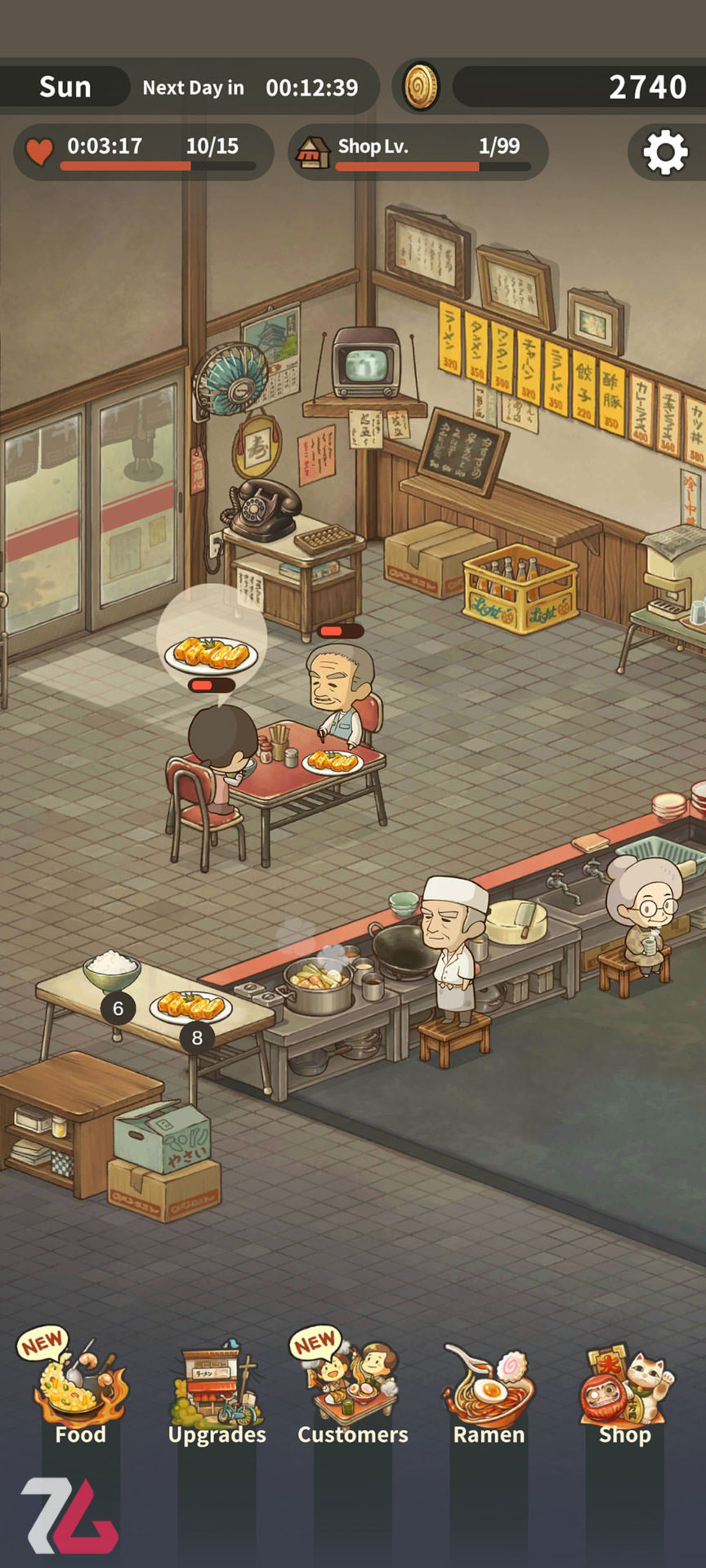 بازی موبایل Hungry Hearts Ramen