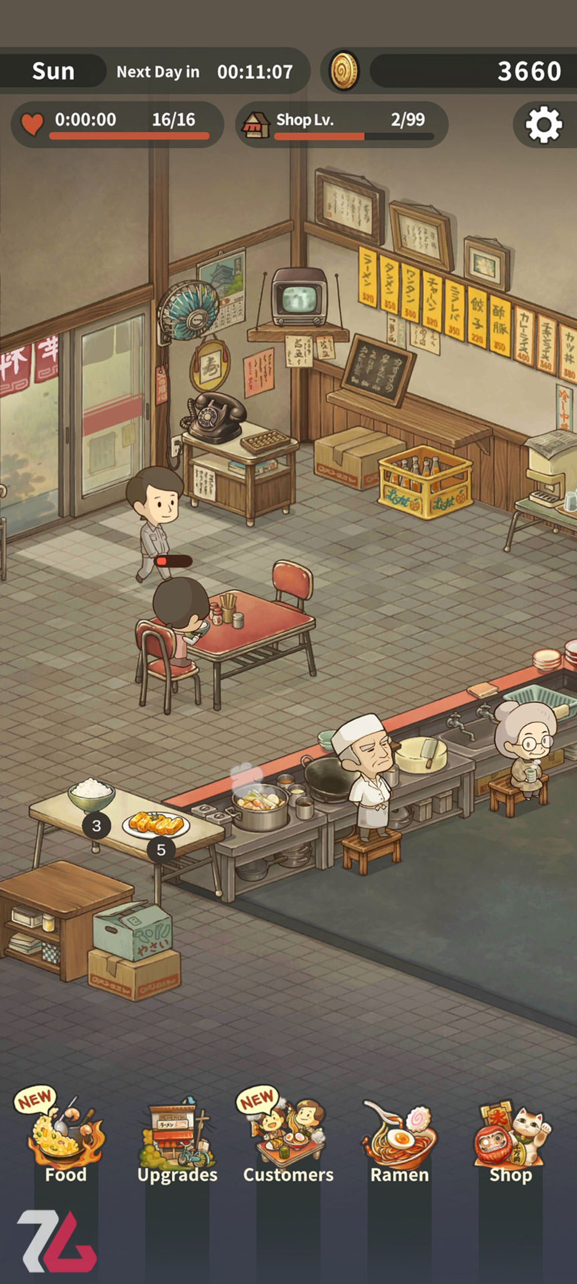 بازی موبایل Hungry Hearts Ramen