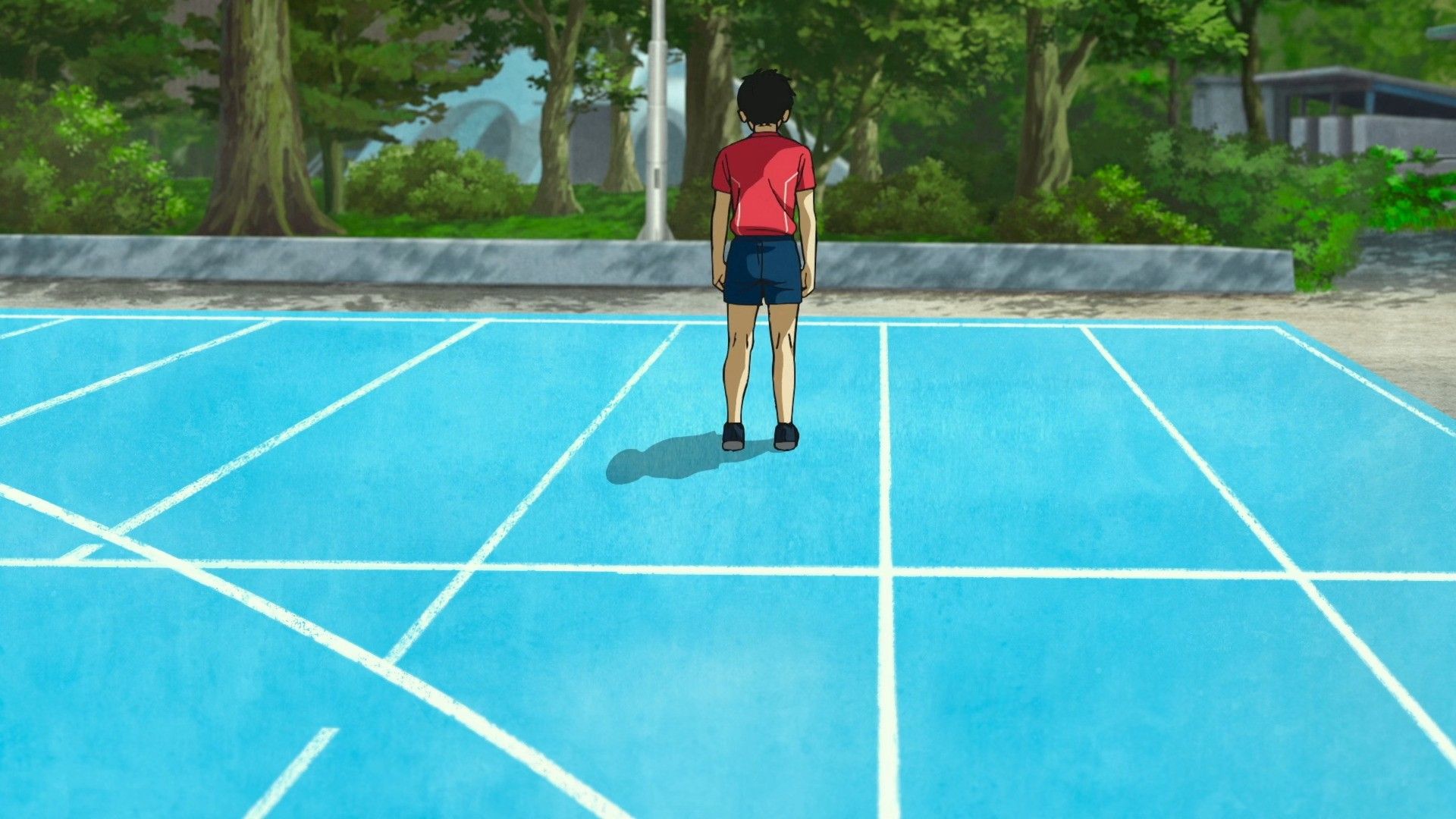 نمایی از انیمه Hyakuemu (100 Meters)