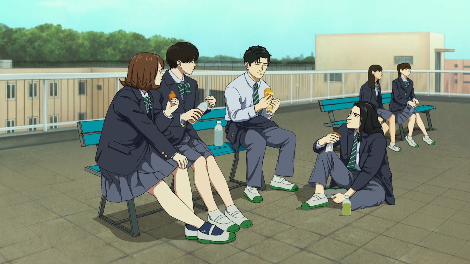 نمایی از انیمه Hyakuemu (100 Meters)