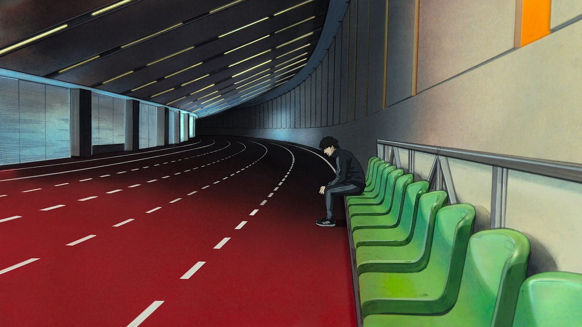 نمایی از انیمه Hyakuemu (100 Meters)