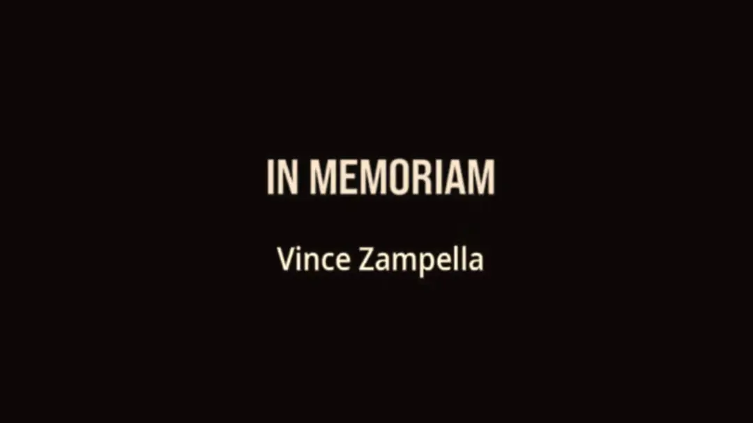 متن یادبود وینس زامپلا (Vince Zampella) بر پس‌زمینه سیاه