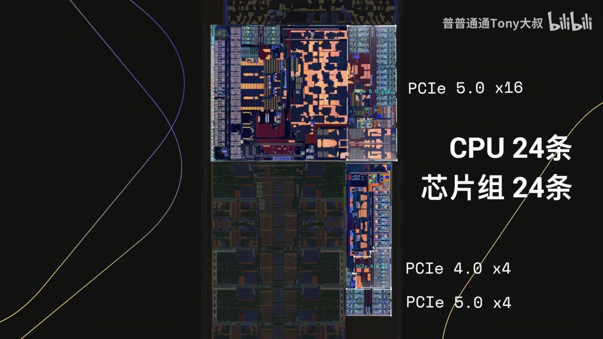 طراحی ساختار بلوکی یا کاشی های تشکیل دهنده قالب اصلی پردازنده Intel Core Ultra 9 285K