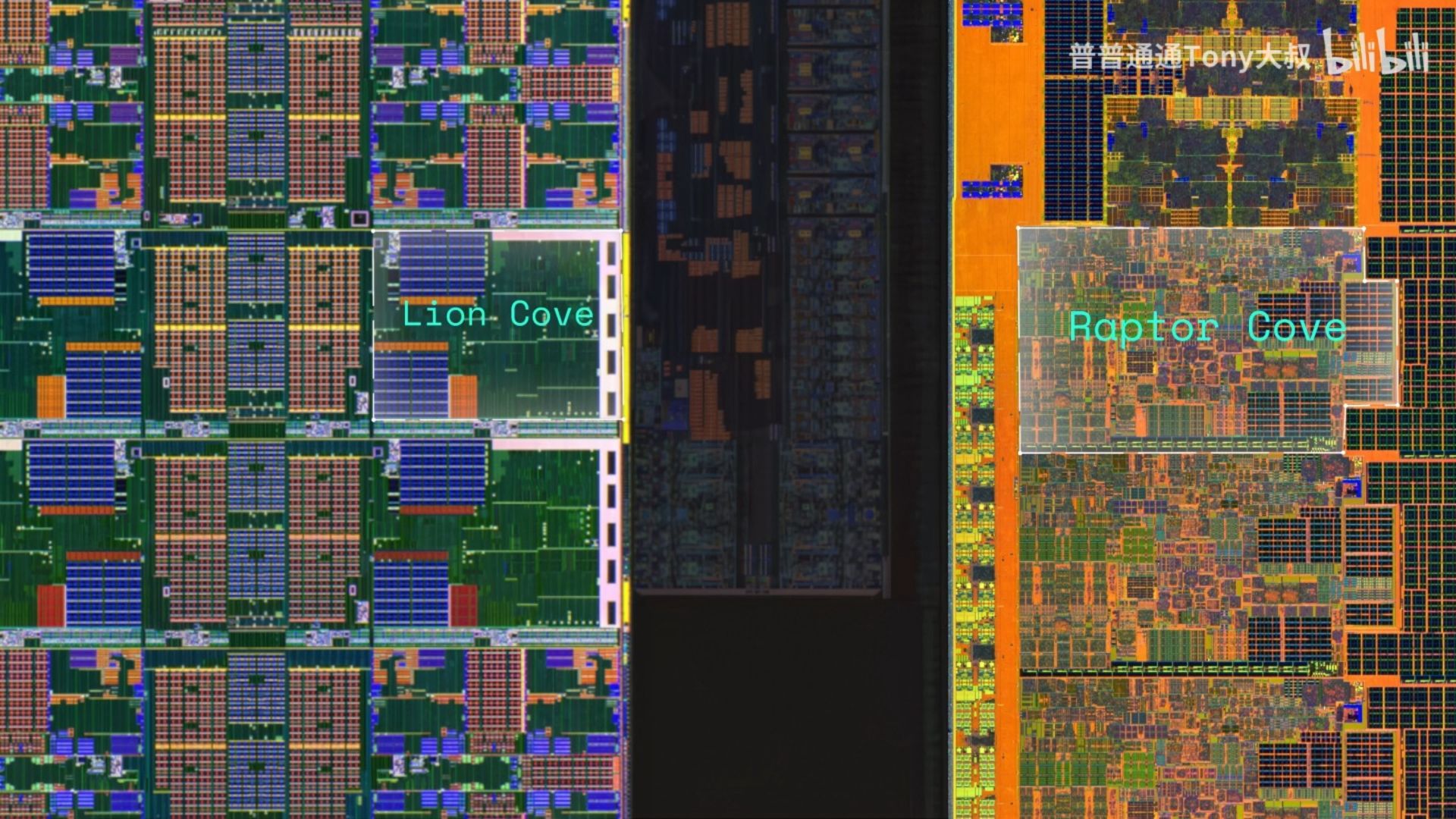 طراحی ساختار بلوکی یا کاشی های تشکیل دهنده قالب اصلی پردازنده Intel Core Ultra 9 285K