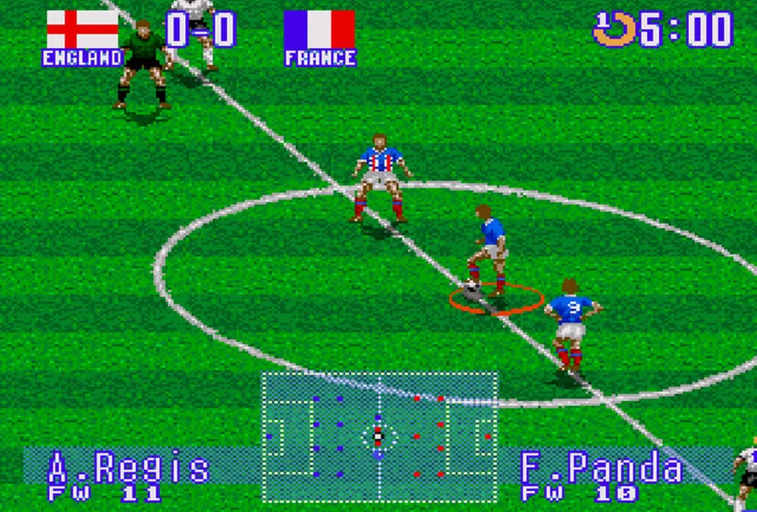 مسابقه فوتبال در بازی International Superstar Soccer Deluxe