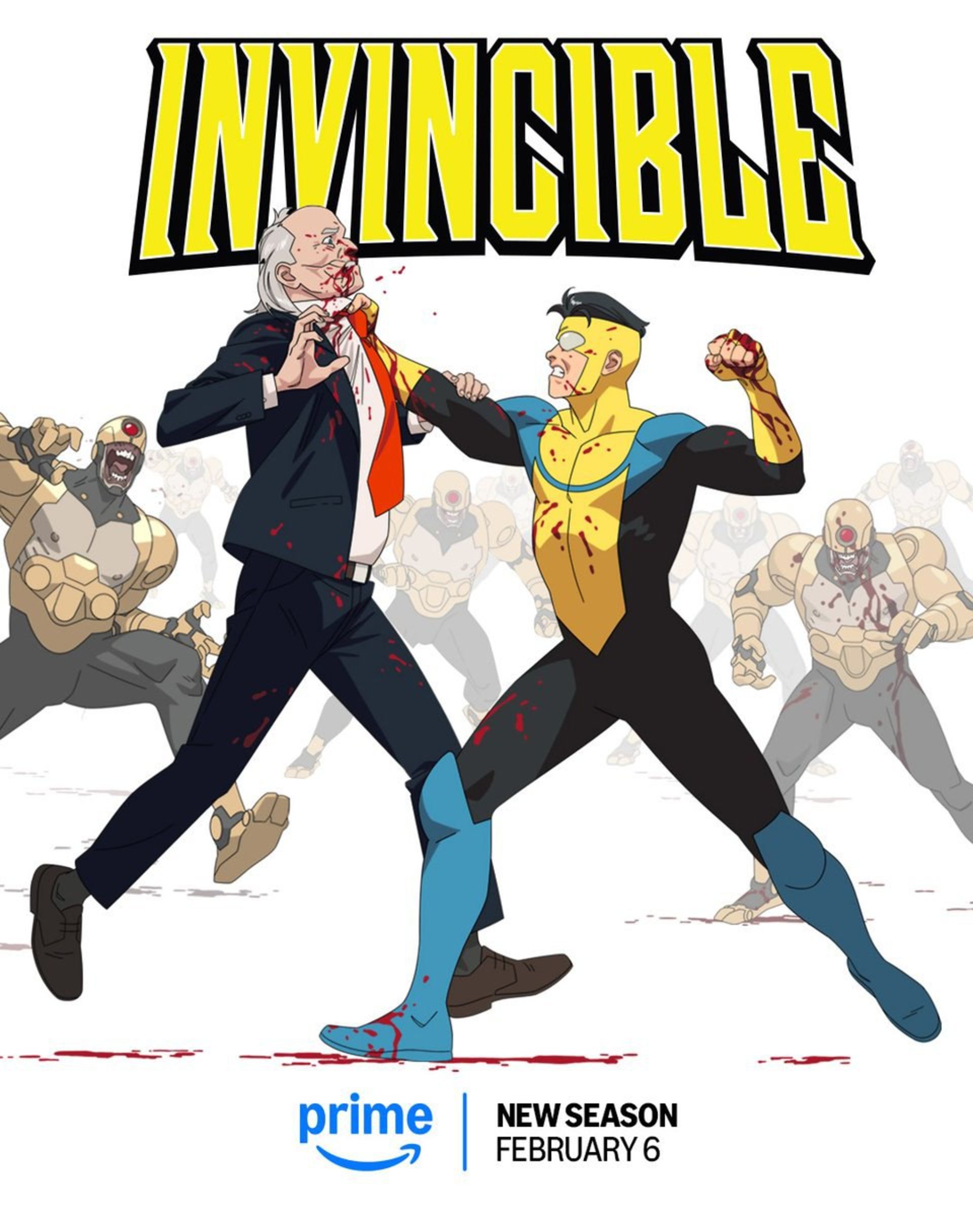 پوستر جدید فصل سوم انیمیشن Invincible