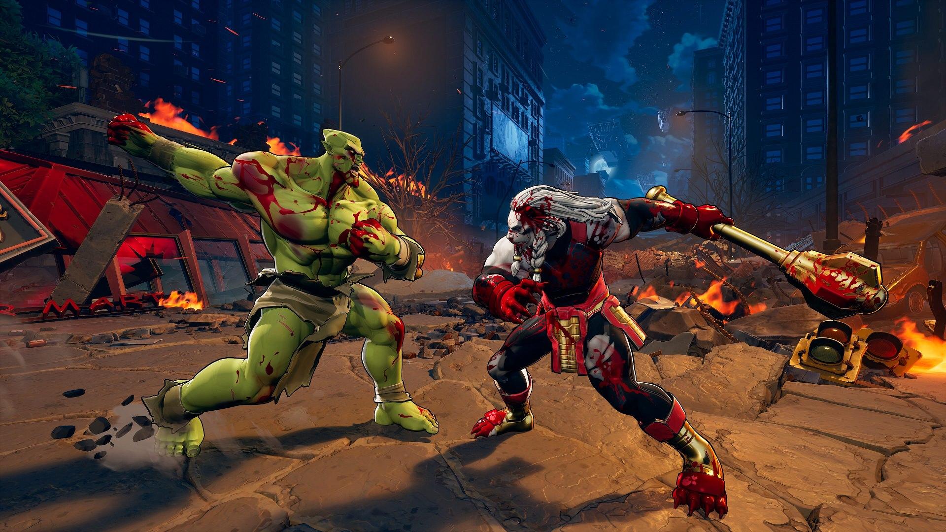 مبارزه Monster Girl با حریف در بازی Invincible VS