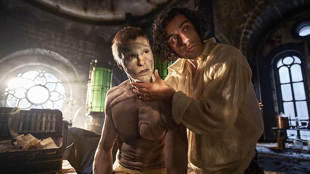 اسکار آیزاک و جیکوب الوردی در فیلم Frankenstein