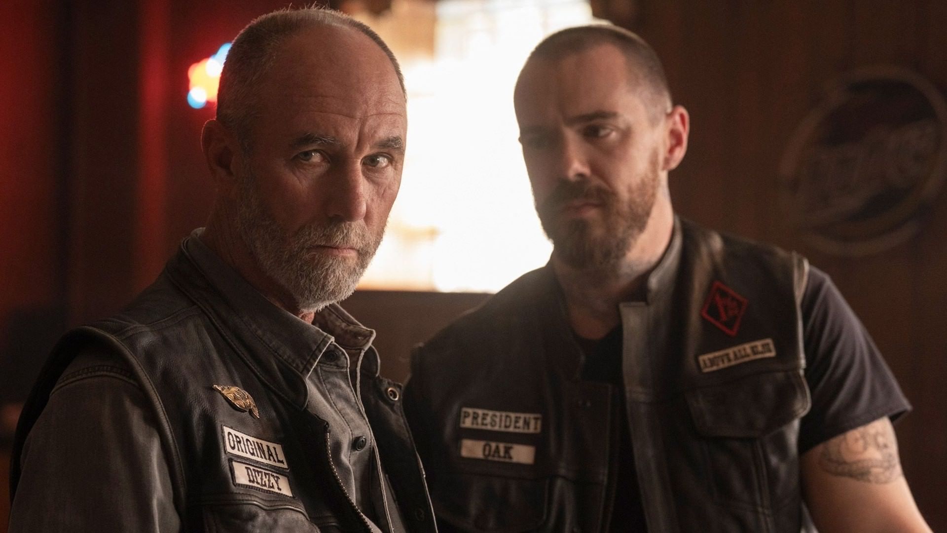 دو عضو اصلی گروه موتورسواران سریال Task