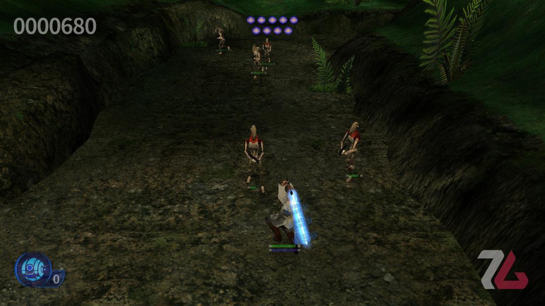 مرحله جنگل بازی Jedi Power Battles Remaster