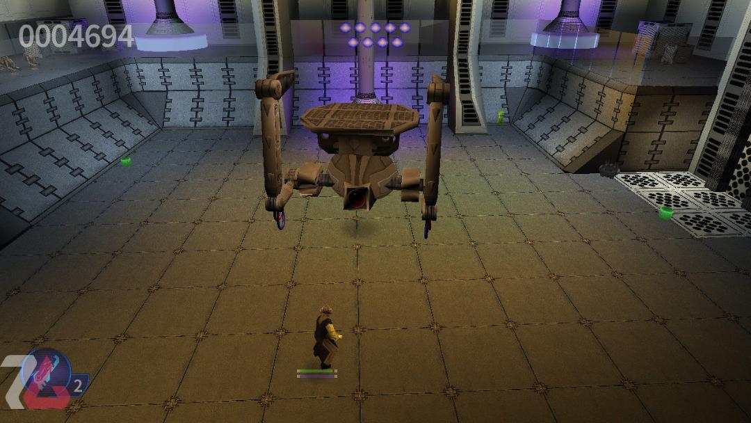 یکی از مراحل بازی Jedi Power Battles Remaster