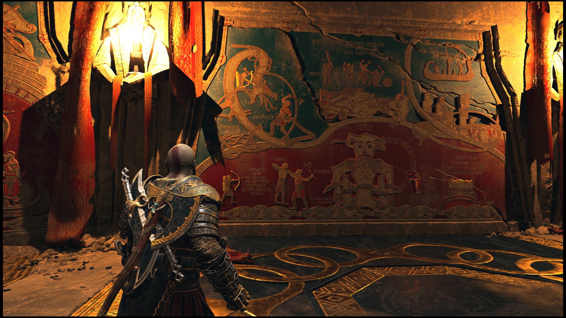 دیوار پیش گویی یوتون هایم در بازی God of War