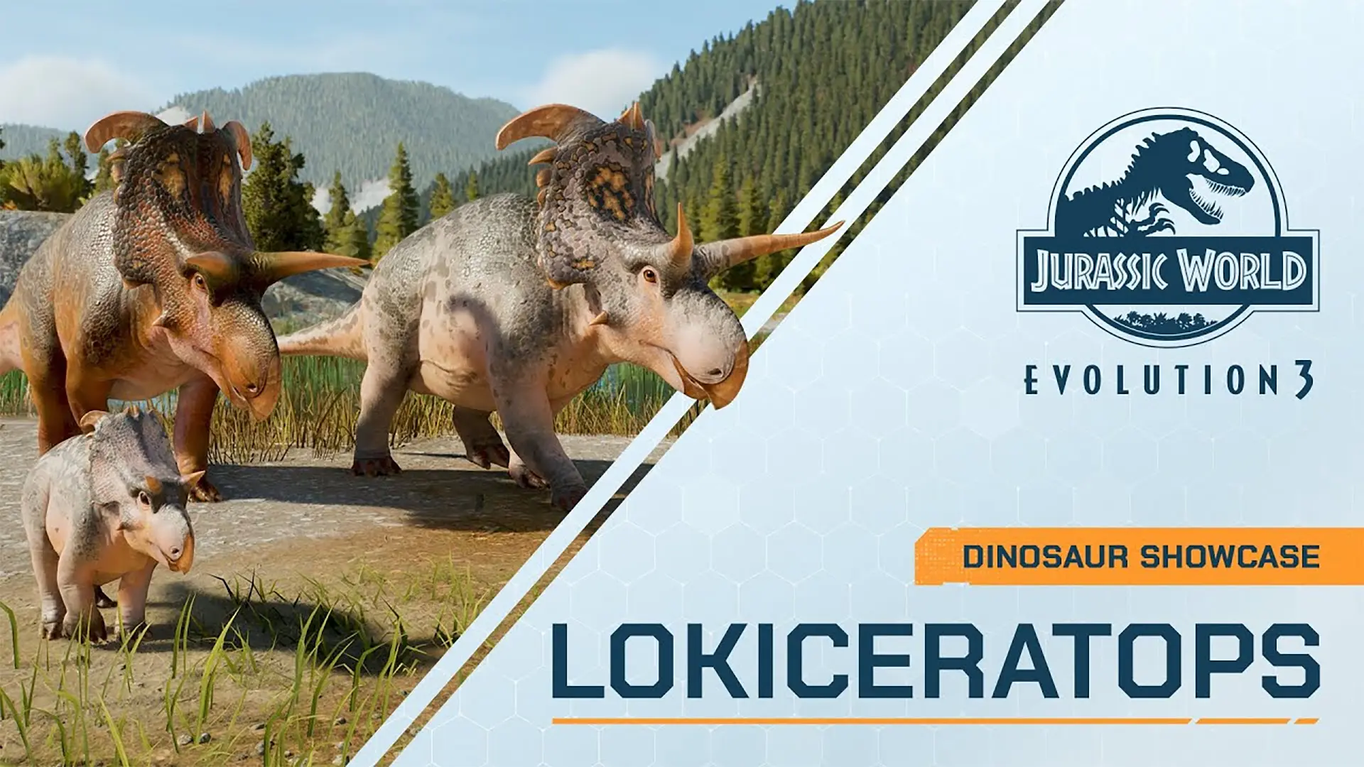 دایناسور Lokiceratops در بازی Jurassic World Evolution 3