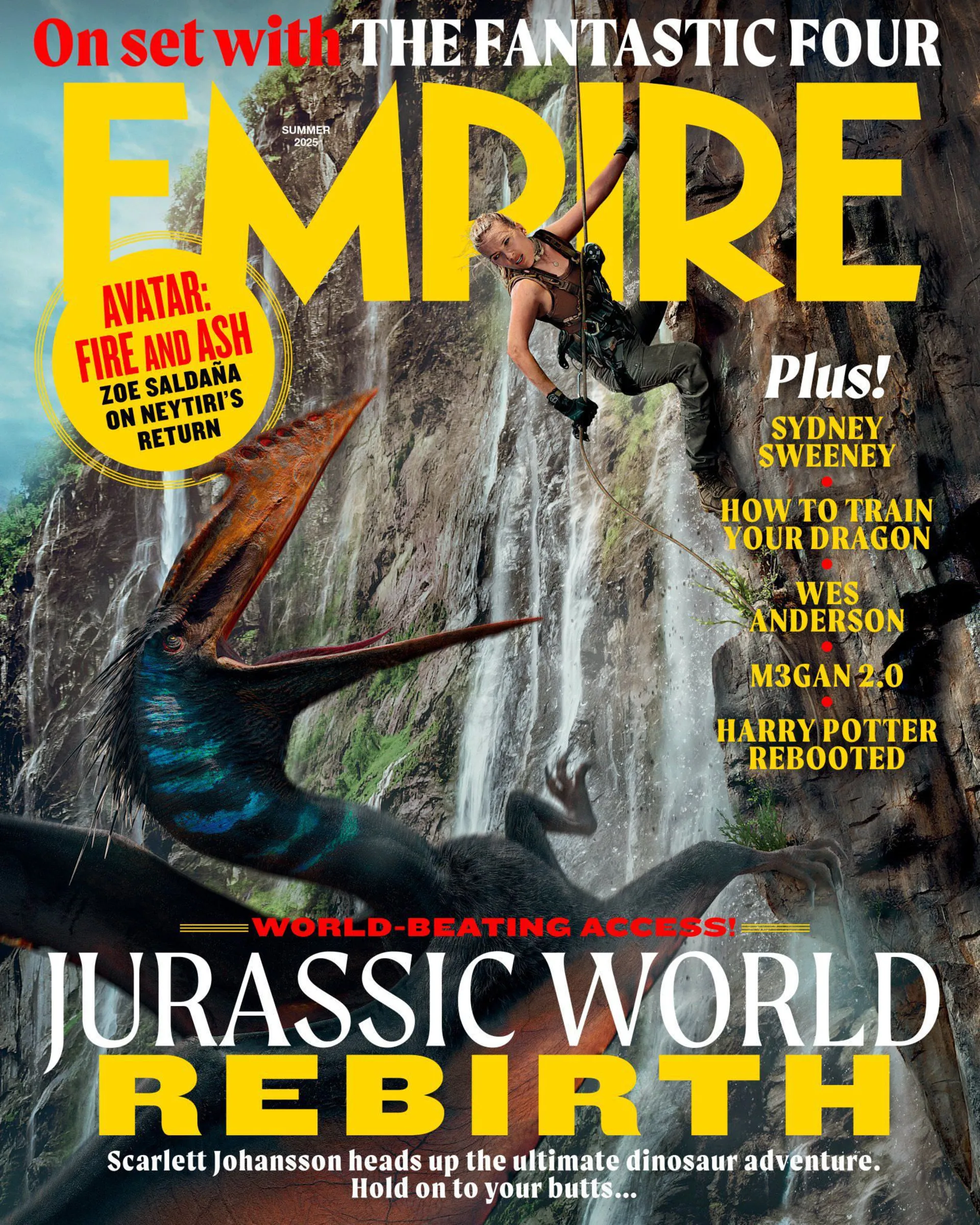کاور شماره یک امپایر برای فیلم Jurassic World Rebirth