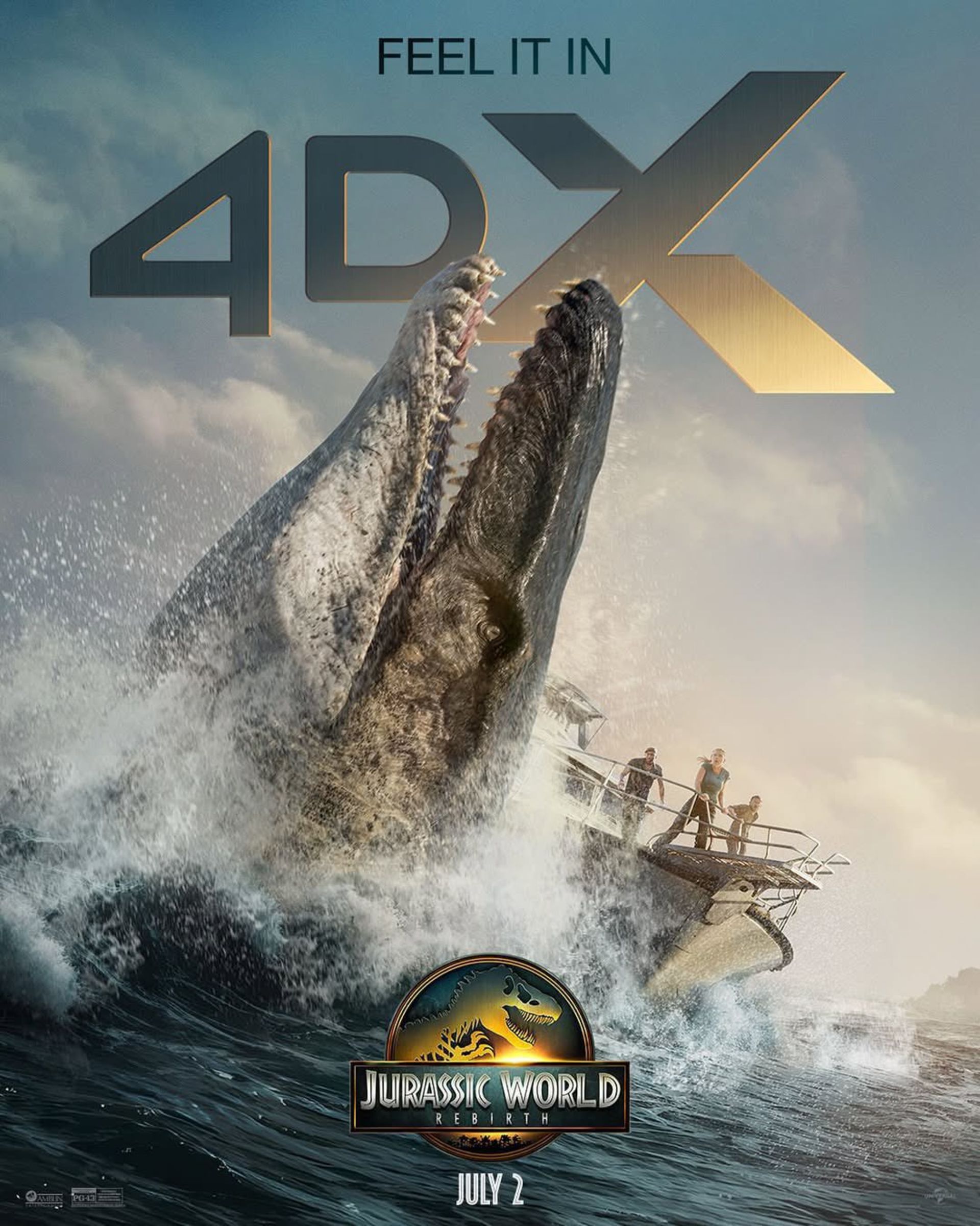پوستر 4DX فیلم Jurassic World Rebirth